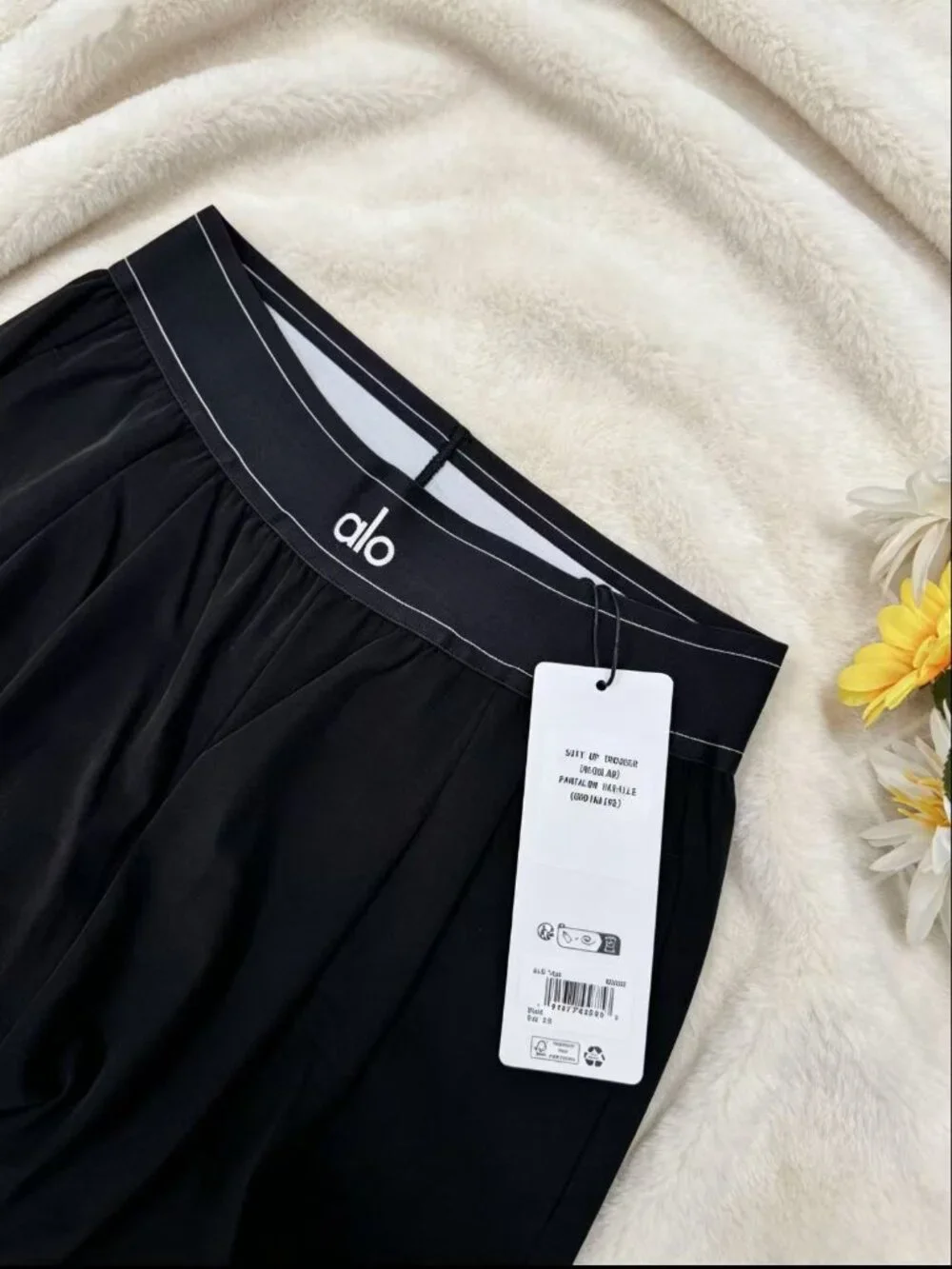 ALO Yoga Suit Up Trouser,Black brand new (Regular)💖Women's Wide Leg pants
